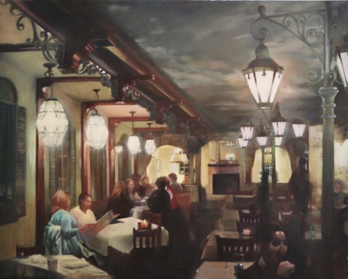 “Dining Moment in West Village”
Oil on canvas  24”x30”
Accepted by Greenhouse Gallery
“Salon International 2012 Exhibition” and NOAPS “Best of America 2015”